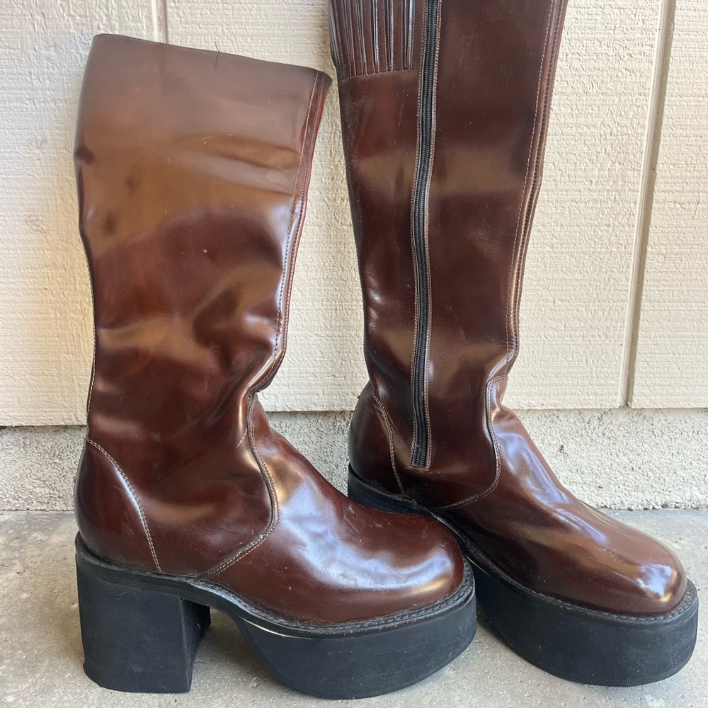 Muro Welt Leather Platform boots